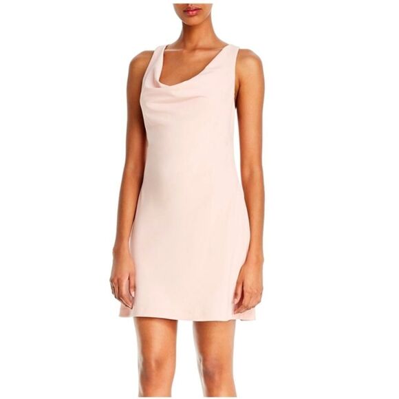 Alice + Olivia Harmony Mini Racerback Dress in Blush - Picture 3 of 8